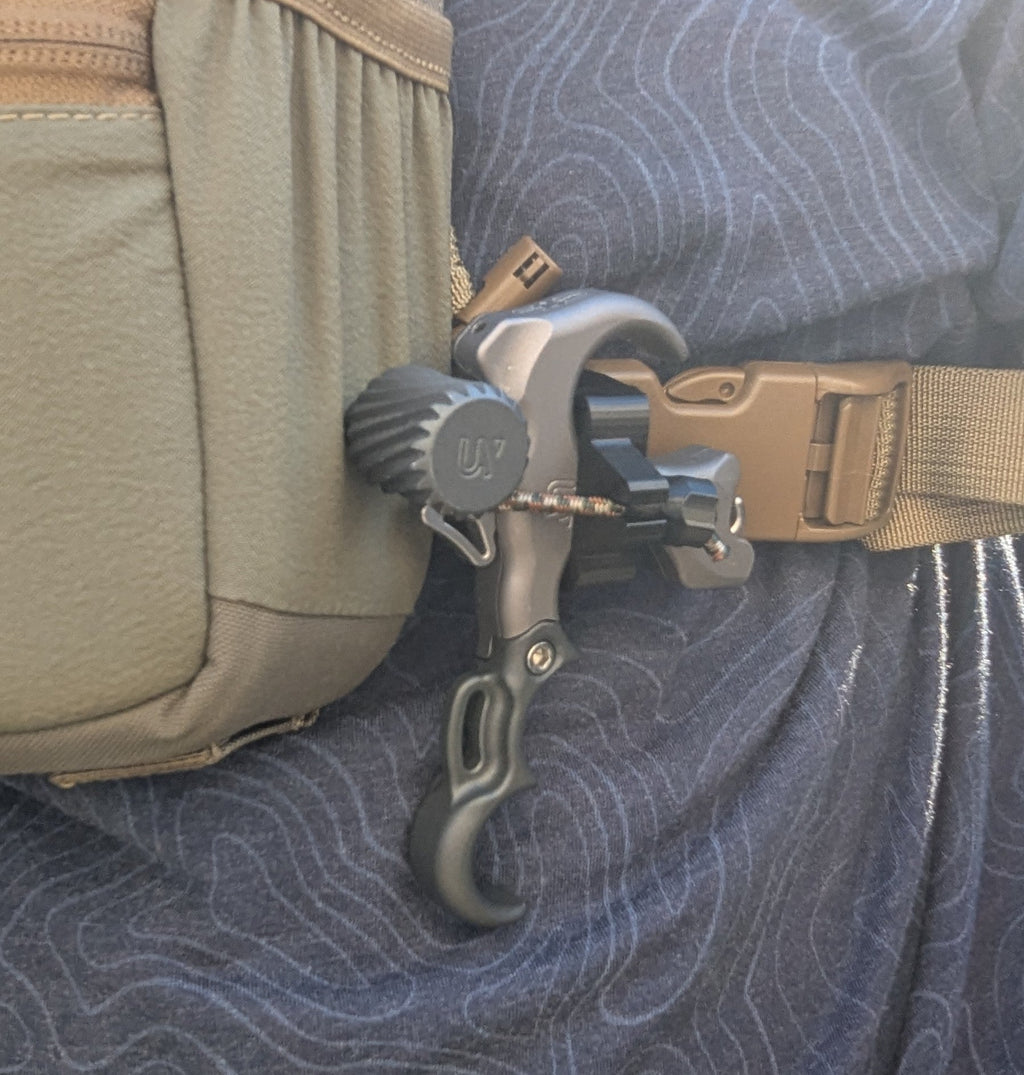 Archery Release Bino / Pack Molle Holster for Thumb Releases